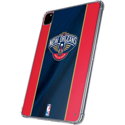 NBA New Orleans Pelicans Jersey iPad Pro 11in (2024) Clear Case